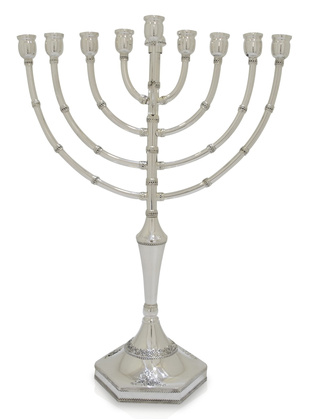 חנוכיית חנוכה קינטית גדולה עם פיליגרן, מתנות לחנוכה, ישראל